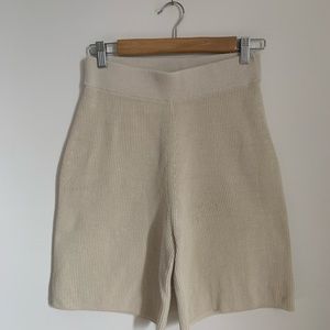 COS knit shorts